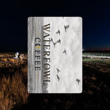 Waterfowl Coffee playing cards in clear acrylic case