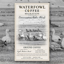 Conservation Order Blonde Espresso · 12 oz ground, label over artwork