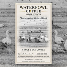 Conservation Order Blonde Espresso · 1 lb whole bean, label over artwork