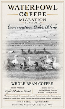 Conservation Order Blonde Espresso · 5 lb whole bean in kraft bag