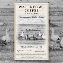 Conservation Order Blonde Espresso · 5 lb whole bean, label over artwork