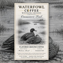 Cinnamon Teal Cinnamon Roll · 5 lb ground, label over artwork