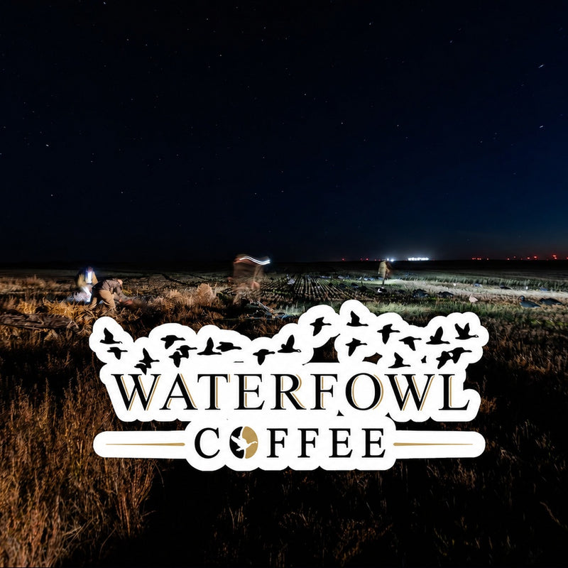 Waterfowl Coffee logo sticker