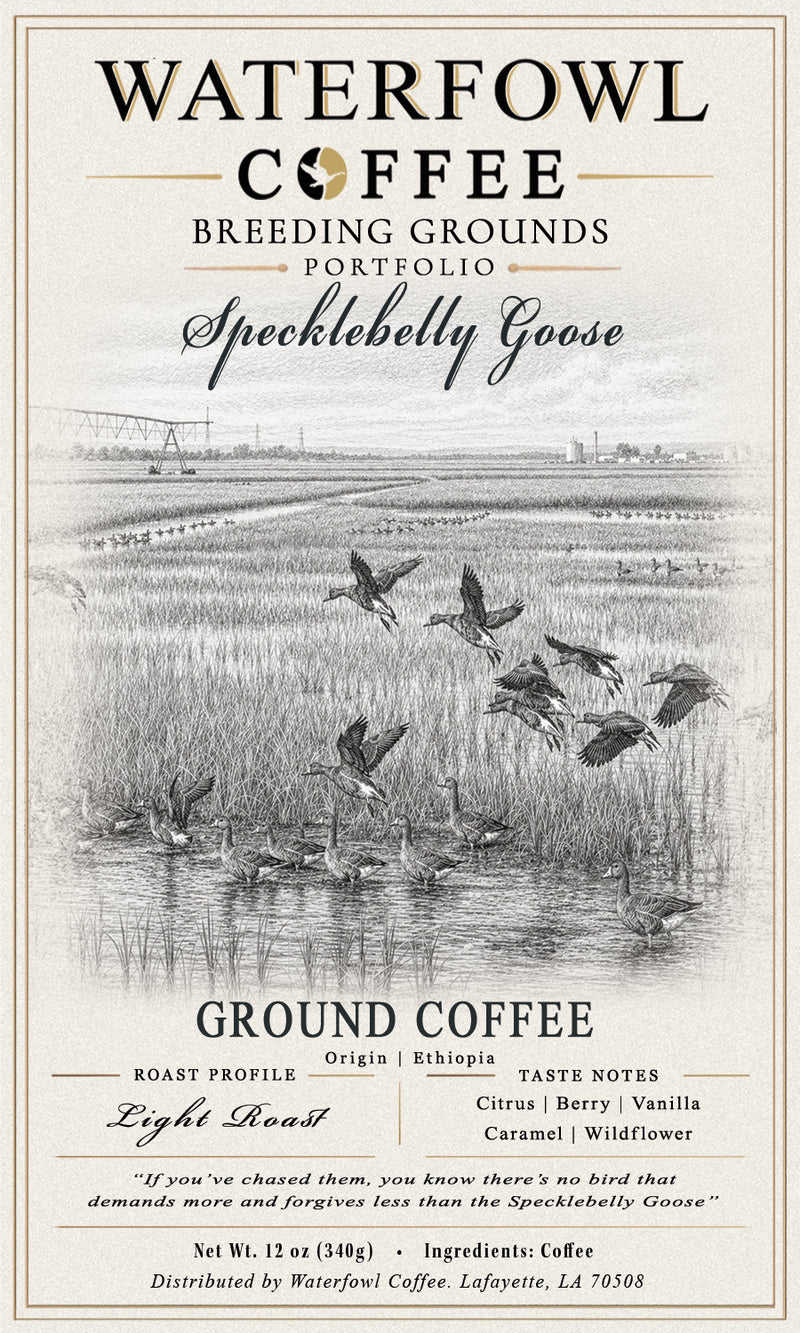 Specklebelly Goose Ethiopia Single Origin · 12 oz ground in kraft bag