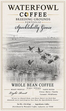 Specklebelly Goose Ethiopia Single Origin · 1 lb whole bean in kraft bag