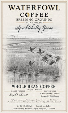 Specklebelly Goose Ethiopia Single Origin · 5 lb whole bean in kraft bag