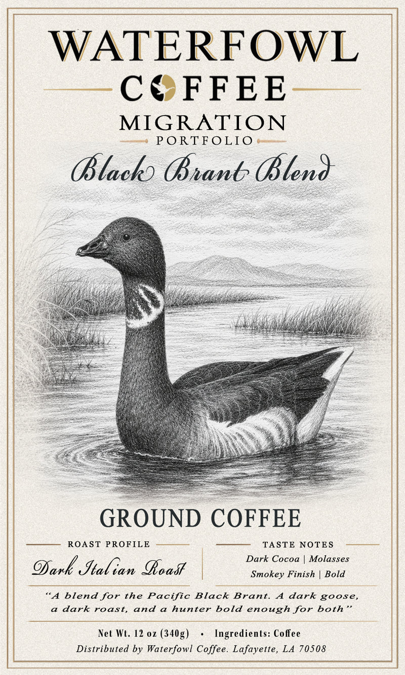 Black Brant Italian Roast · 12 oz ground in kraft bag