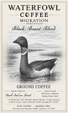 Black Brant Italian Roast · 2 lb ground in kraft bag
