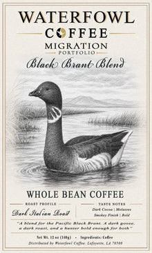 Black Brant Italian Roast · 12 oz whole bean in kraft bag