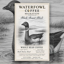 Black Brant Italian Roast · 5 lb whole bean, label over artwork